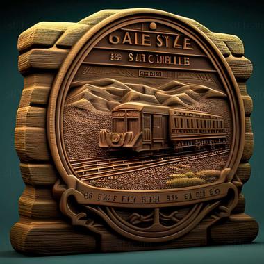 3D model Trainz 2010 Settle and Carlisle game (STL)